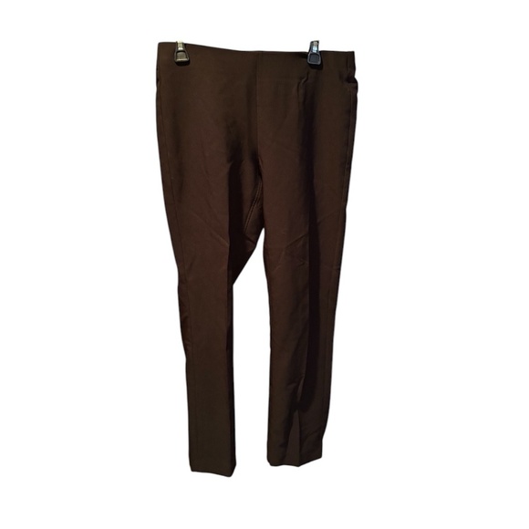 Adrianna Papell Women's Ponte Pull On Pants in Black Size 8 - Picture 1 of 6